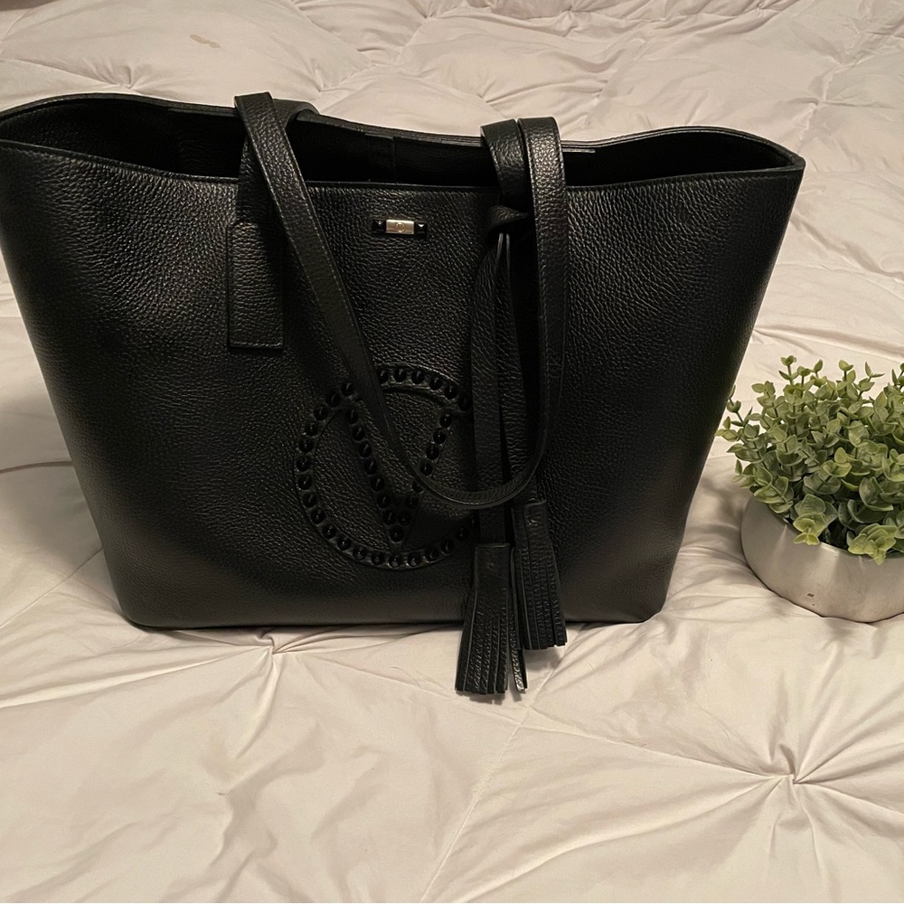 Mario Valentino rock stud tote